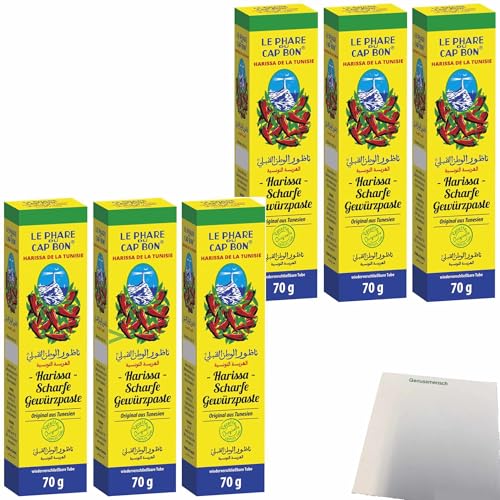 Harissa Le Phare Cap Bon 6er Pack (6x70g Tube) + usy Block von usy