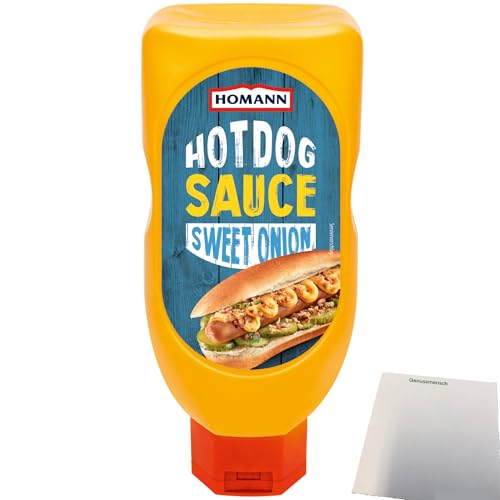 Homann Hot Dog Sauce (450ml Flasche) + usy Block von usy