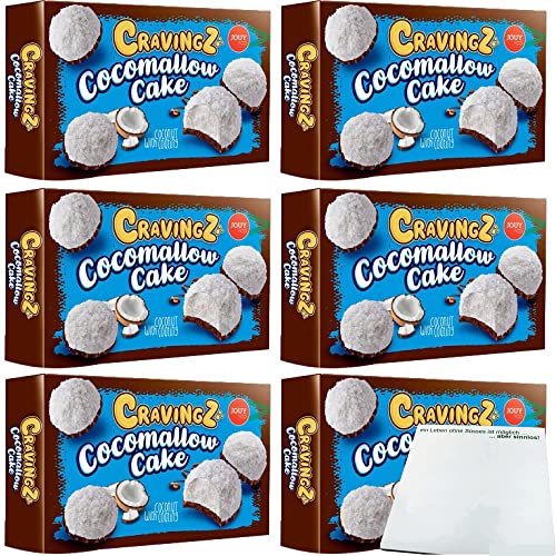 Jouy&Co Cravingz Cocomallow Cake mit Kokos - Keksen 6er Pack (6x100g Packung) + usy Block von usy