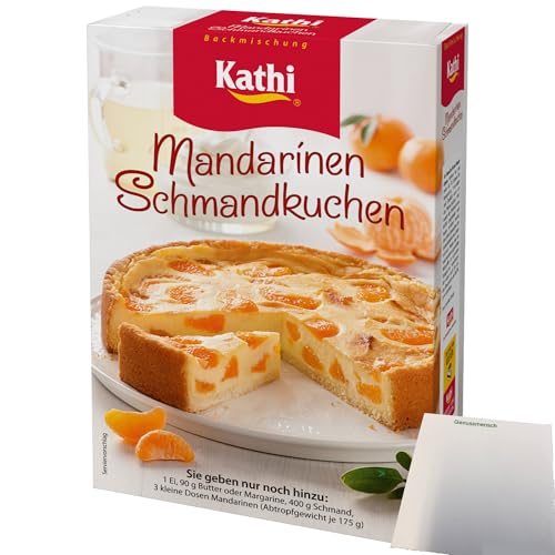 Kathi Backmischung für Mandarinen Schmandkuchen (460g Packung) + usy Block von usy