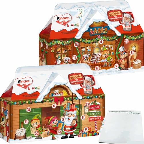 Kinder Mix Adventskalender 3D KEINE MOTIVWAHL (234g Packung) + usy Block von usy