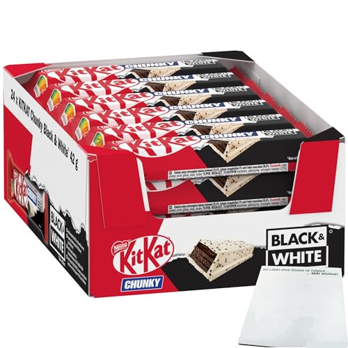 KitKat Chunky Riegel Black&White VPE (24x42g Riegel) + usy Block von usy