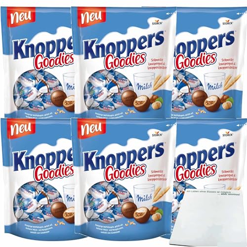 Knoppers Goodies 6er Pack (6x180g Beutel) + usy Block von usy