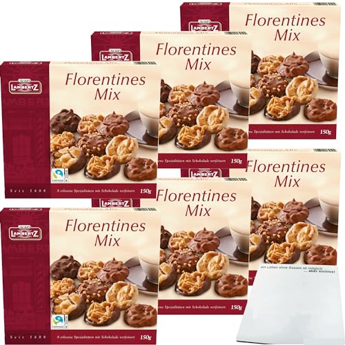 Lambertz Florentines Mix Gebäckmischung 6er Pack (6x150g Packung) + usy Block von usy