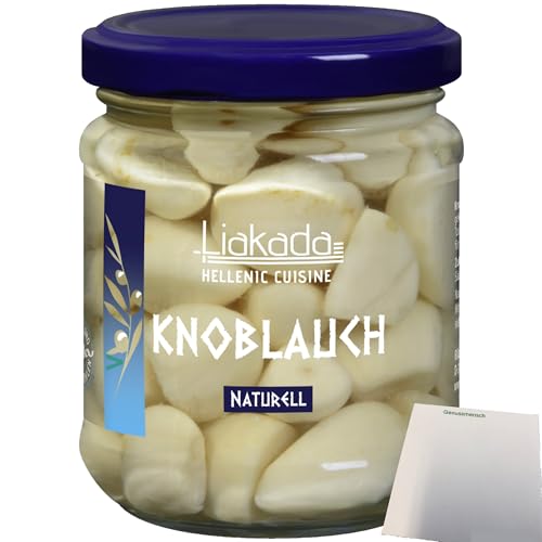 usy Bundle für Liakada Knoblauch naturell in Lake (120g Glas) + usy Block von usy