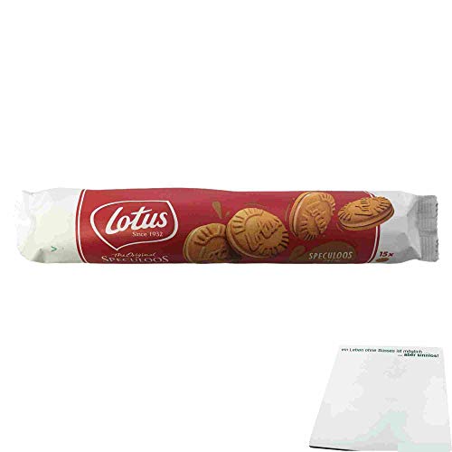 Lotus The Original Speculoos Doppelkeks Spekulatius Creme (150g Rolle) + usy Block von usy