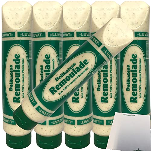 Luvat Delikatess Remoulade 6er Pack (6x875 ml Tube) + usy Block von usy