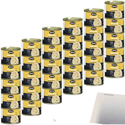 Menzi Hühnersuppe mit Eierstich und Reis Konzentriert 6er Pack (30X200ml Dose) + usy Block von usy