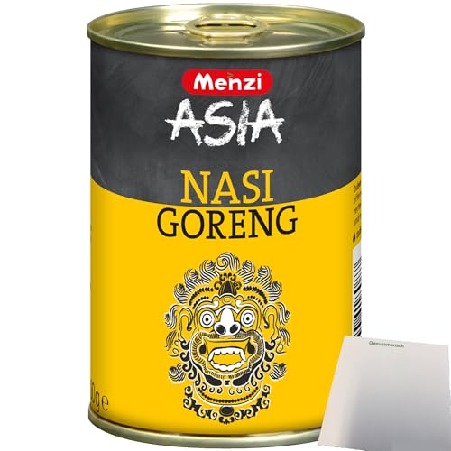 Menzi Nasi Goreng Tafelfertig Würzig-Scharf (400g Dose) + usy Block von usy