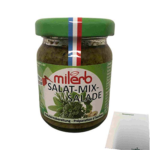 Milerb Salat Mix Kräuterzubereitung (50g Glas) + usy Block von usy