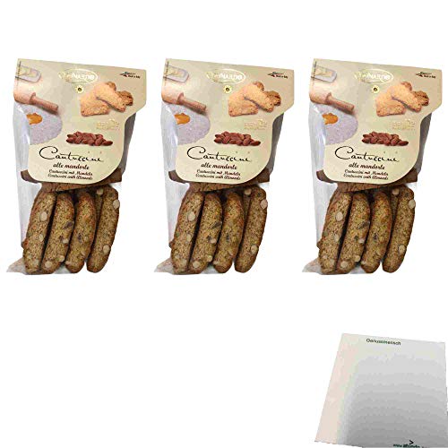 Monardo Cantuccini alle Mandorle 3er Pack (3x220g Beutel) + usy Block von usy