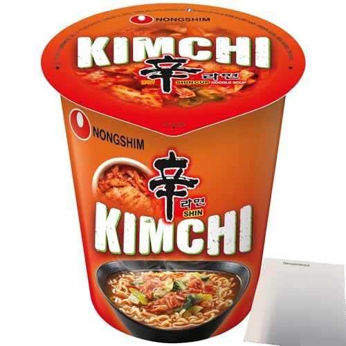 usy Bundle für NONGSHIM Instant Nudeln Kimchi (75g Packung) + usy Block von usy