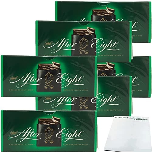 Nestle After Eight classic Minze Täfelchen 6er Pack (6x200g) + usy Block von usy