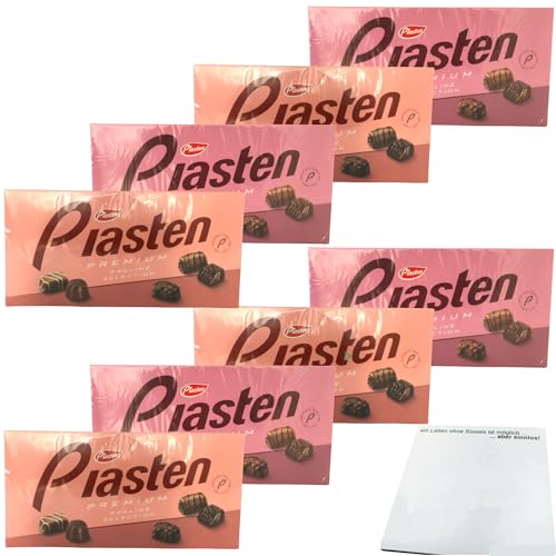 Piasten Pralinenmischung Premium Praline Selection VPE (8x400g Packung) + usy Block von usy