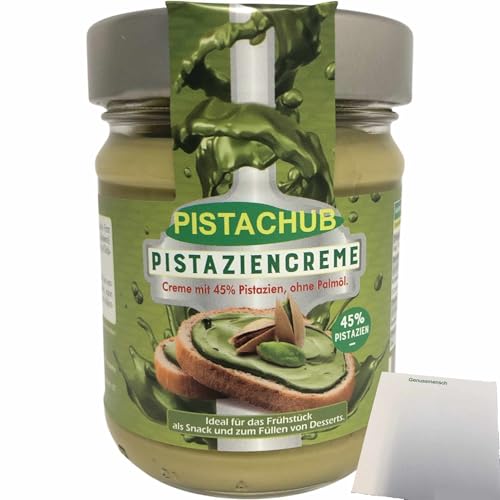 Pistachub Pistaziencreme mit 45% Pistazien (190g Glas) + usy Block von usy