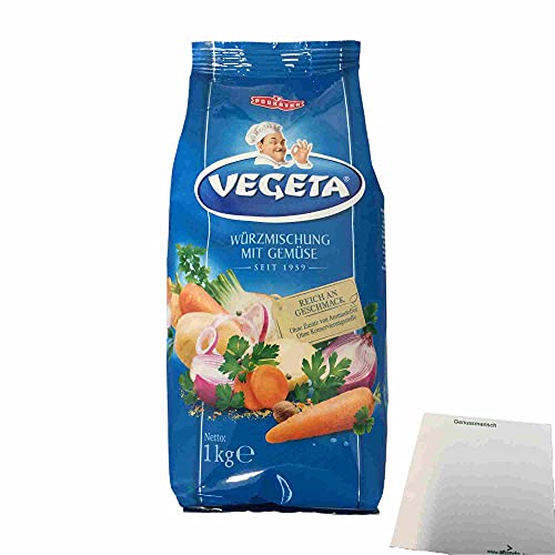 Podravka Vegeta Gewürzmischung mit Gemüse (1kg Beutel) + usy Block von usy