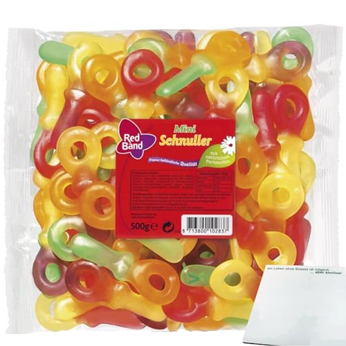 Red Band Fruchtgummi Schnuller (500g Beutel) + usy Block von usy