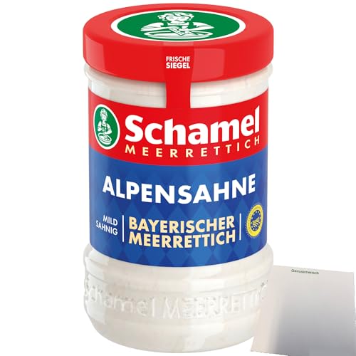 Schamel Bayrischer Sahne-Meerrettich (135g Glas) + usy Block von usy