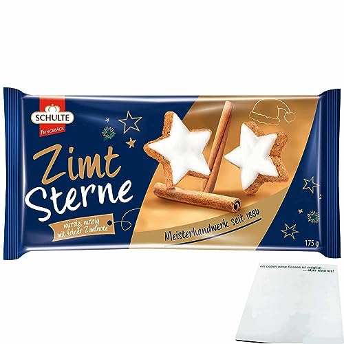 Schulte Zimtsterne (175g Packung) + usy Block von usy