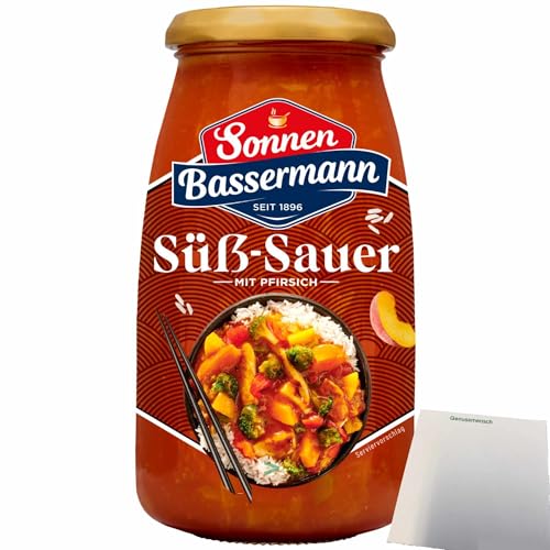 Sonnen Bassermann Süss-Sauer Sauce (525g Glas) + usy Block von usy