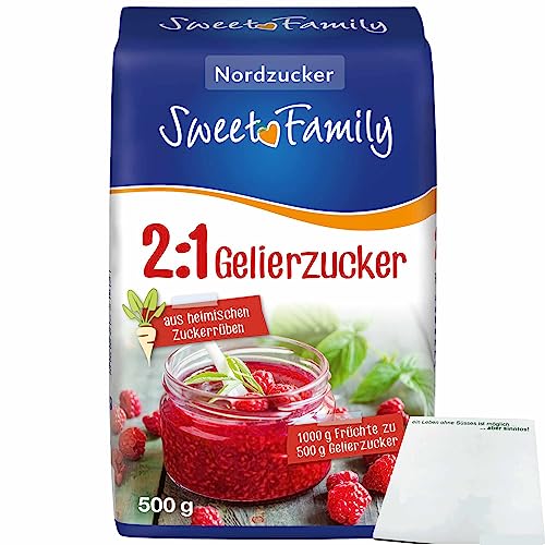 Sweet Family Gelierzucker 2zu1 (500g Packung) + usy Block von usy