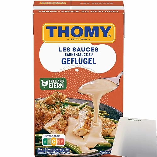 Thomy Les Sauces Geflügel Sahnesauce (250ml Packung) + usy Block von usy