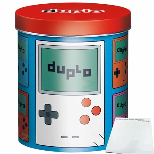 duplo Design Dose mit 24 Riegeln Motiv: Retro Gamer (436,8g Dose) + usy Block von usy