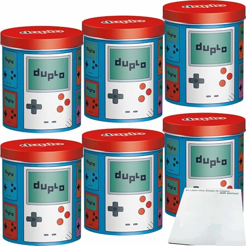 duplo Design Dose mit 24 Riegeln Motiv: Retro Gamer 6er Pack (6x436,8g Dose) + usy Block von usy