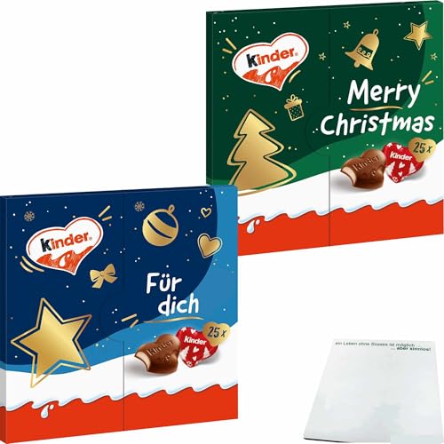 kinder LOVE mini KEINE FARBWAHL (107g Packung) + usy Block von usy