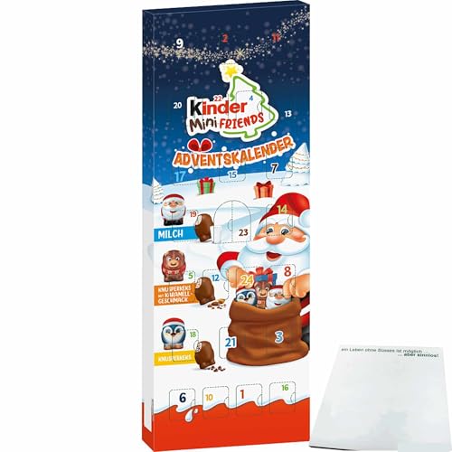 kinder Mini Friends Adventskalender (146g Packung) + usy Block von usy