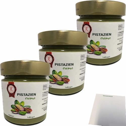 usy Bundle für Alicos Pistazien Creme Glutenfrei Laktosefrei 3er Pack (3x190g Glas) + usy Block von usy