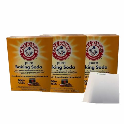 usy Bundle für Arm & Hammer pure Baking Soda 3er Pack (3x454g Packung) + usy Block von usy