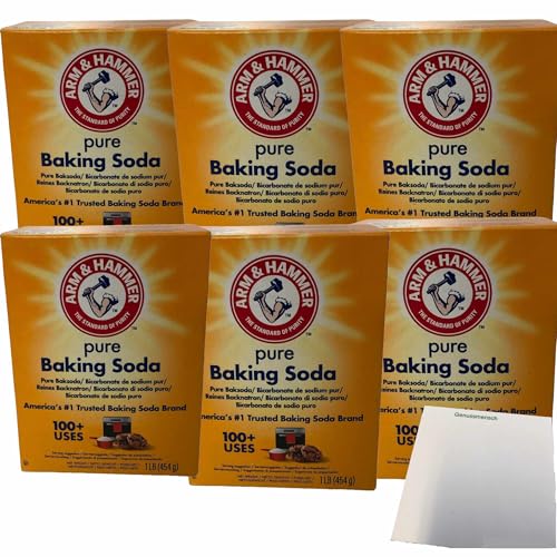 usy Bundle für Arm & Hammer pure Baking Soda 6er Pack (6x454g Packung) + usy Block von usy