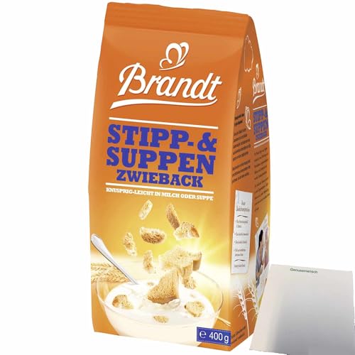 usy Bundle für Brandt Stipp und Suppen Zwieback (400g Packung) + usy Block von usy