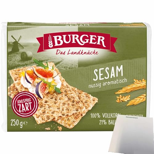 usy Bundle für Burger das Landknäcke Sesam nussig aromatisch (250g Packung) + usy Block von usy