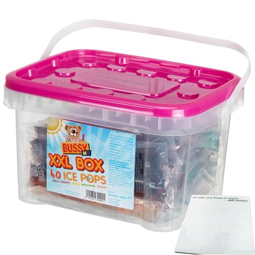 usy Bundle für Bussy Mix XXL Box Wassereis (40x40ml Stapelbox) + usy Block von usy