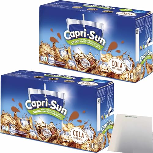 usy Bundle für Capri Sun Cola Koffeinfrei 2er Pack (2x10x200ml Packung) + usy Block von usy