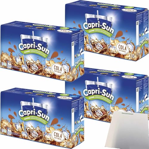 usy Bundle für Capri Sun Cola Koffeinfrei 4er Pack (4x10x200ml Packung) + usy Block von usy