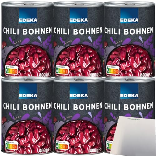 usy Bundle für Edeka Chili-Bohnen in feurig-mexikanischer Sauce 6er Pack (6x400g Dose) + usy Block von usy