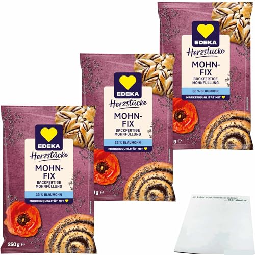 usy Bundle für Edeka Mohnfix 3er Pack (3x250g Beutel) + usy Block von usy