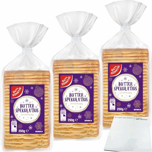 usy Bundle für G&G Butterspekulatius 3er Pack (3x250g Packung) + usy Block von usy