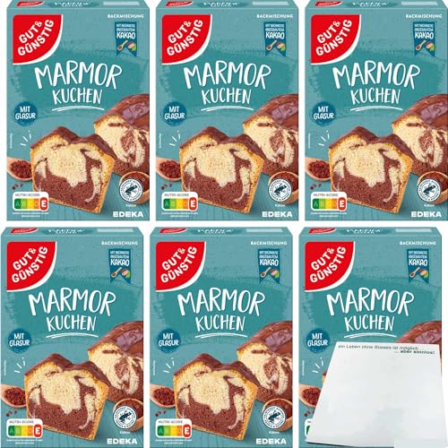 usy Bundle für G&G Marmorkuchen mit Glasur 6er Pack (6x480g Packung) + usy Block von usy