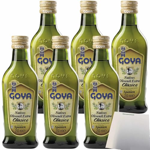 usy Bundle für Goya Natives Olivenöl Extra Classico Kaltextraktion 6er Pack (6x250ml Flasche) + usy Block von usy