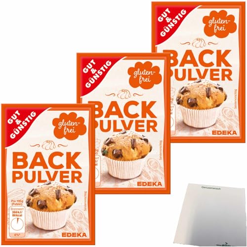 usy Bundle für Gut & Günstig Backpulver 3er Pack (3x150g Beutel) + usy Block von usy