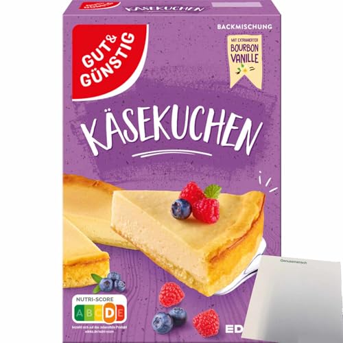 usy Bundle für Gut&Günstig Käsekuchen mit Bourbon-Vanille (520g Packung) + usy Block von usy