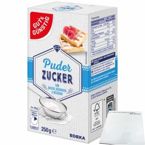 usy Bundle für Gut&Günstig Puderzucker (250g Packung) + usy Block von usy