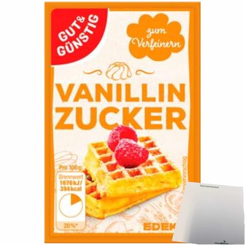 usy Bundle für Gut&Günstig Vanillinzucker 15er (120g Beutel) + usy Block von usy