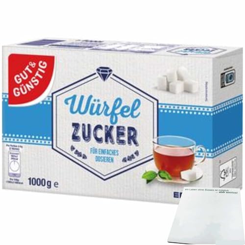 usy Bundle für Gut&Günstig Würfelzucker (1Kg Packung) + usy Block von usy