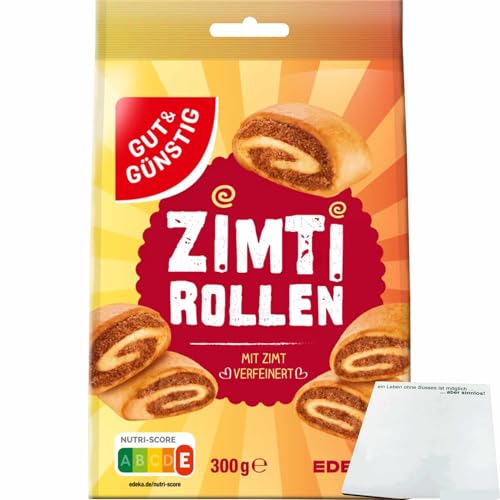 usy Bundle für Gut & Günstig Zimti Rollen mit Zimt verfeinert (300g Packung) + usy Block von usy