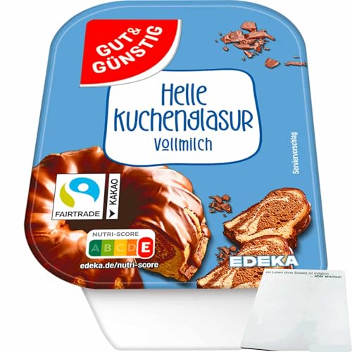 usy Bundle für Gut&Günstig helle Kuchenglasur Vollmilch (200g Packung) + usy Block von usy